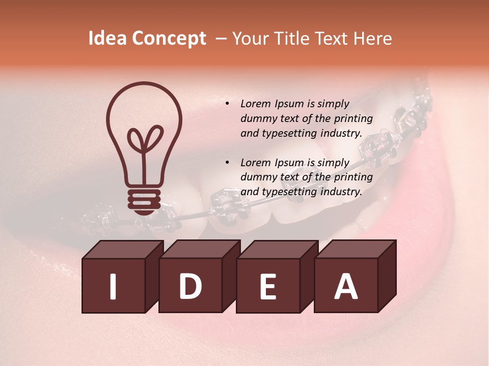 Beauty Correction Apparatus PowerPoint Template