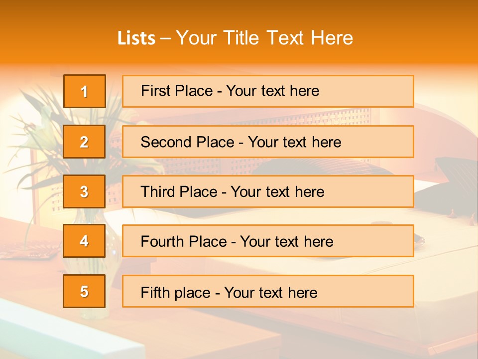 Home Relax Holiday PowerPoint Template