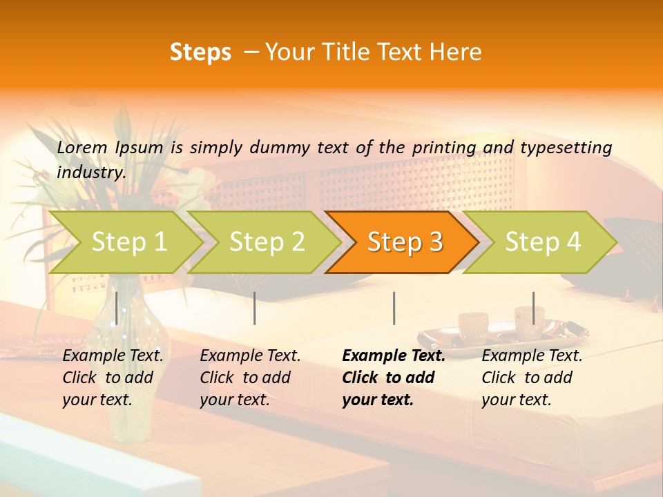 Home Relax Holiday PowerPoint Template
