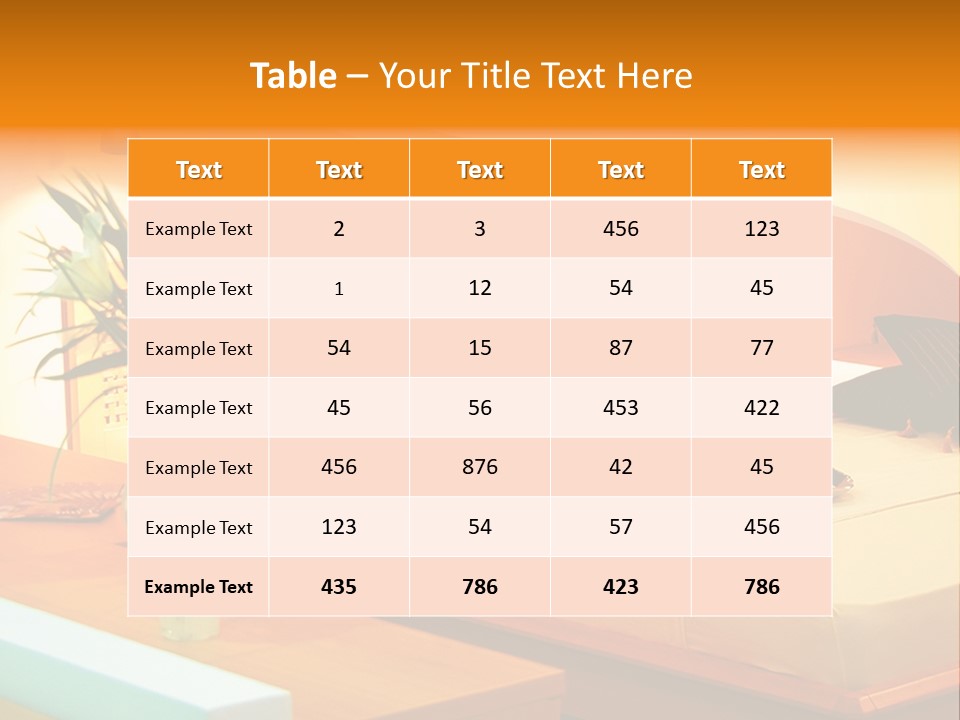 Home Relax Holiday PowerPoint Template
