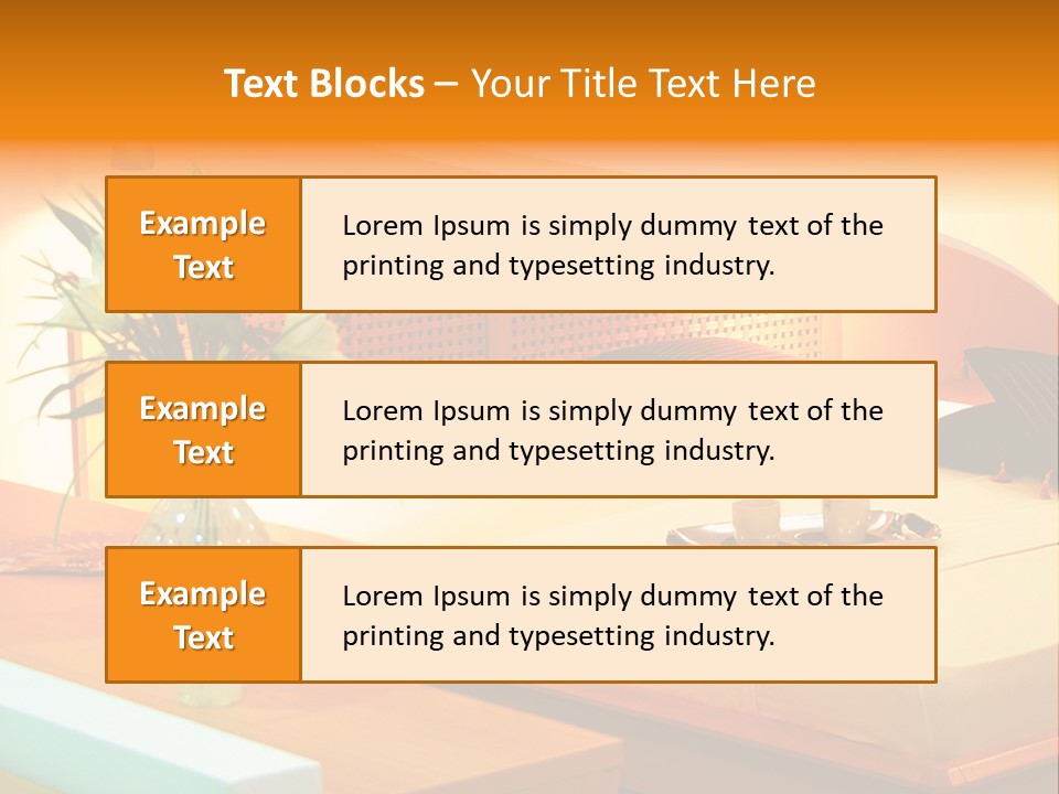 Home Relax Holiday PowerPoint Template