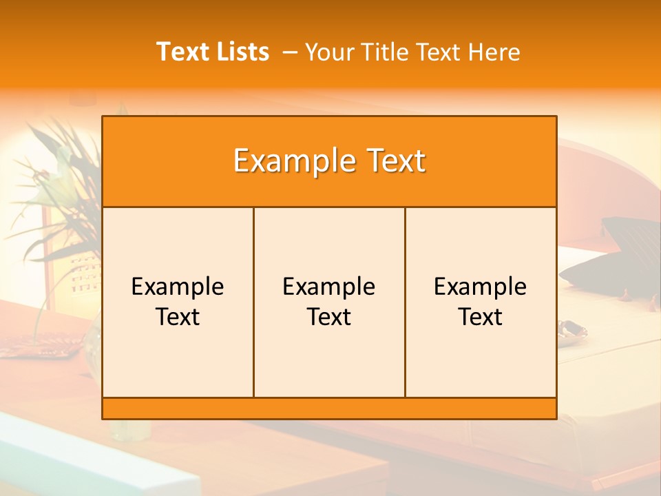 Home Relax Holiday PowerPoint Template