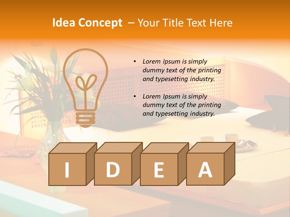 Home Relax Holiday PowerPoint Template