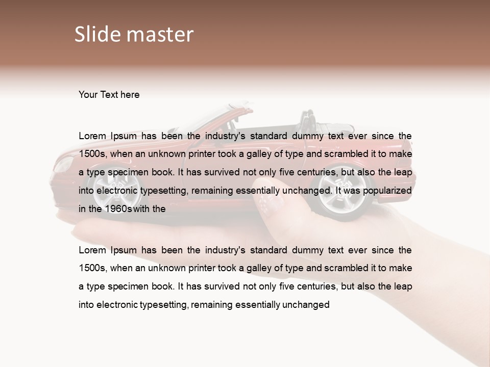 Automobile Insurance Market PowerPoint Template