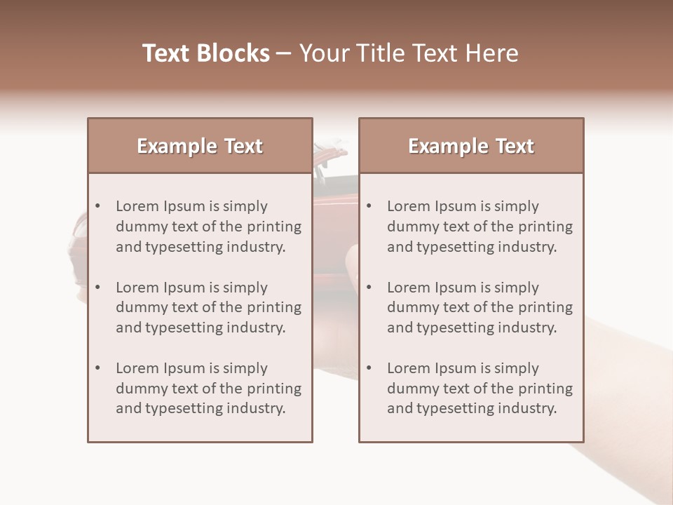 Automobile Insurance Market PowerPoint Template
