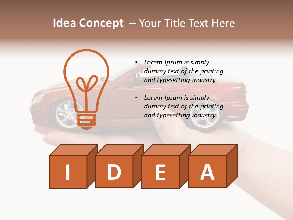 Automobile Insurance Market PowerPoint Template