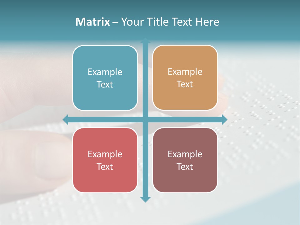 Impaired Communicate Visual PowerPoint Template
