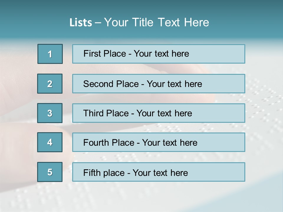Impaired Communicate Visual PowerPoint Template