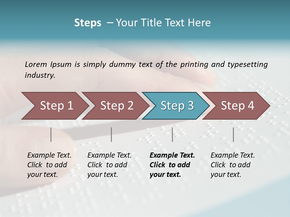 Impaired Communicate Visual PowerPoint Template