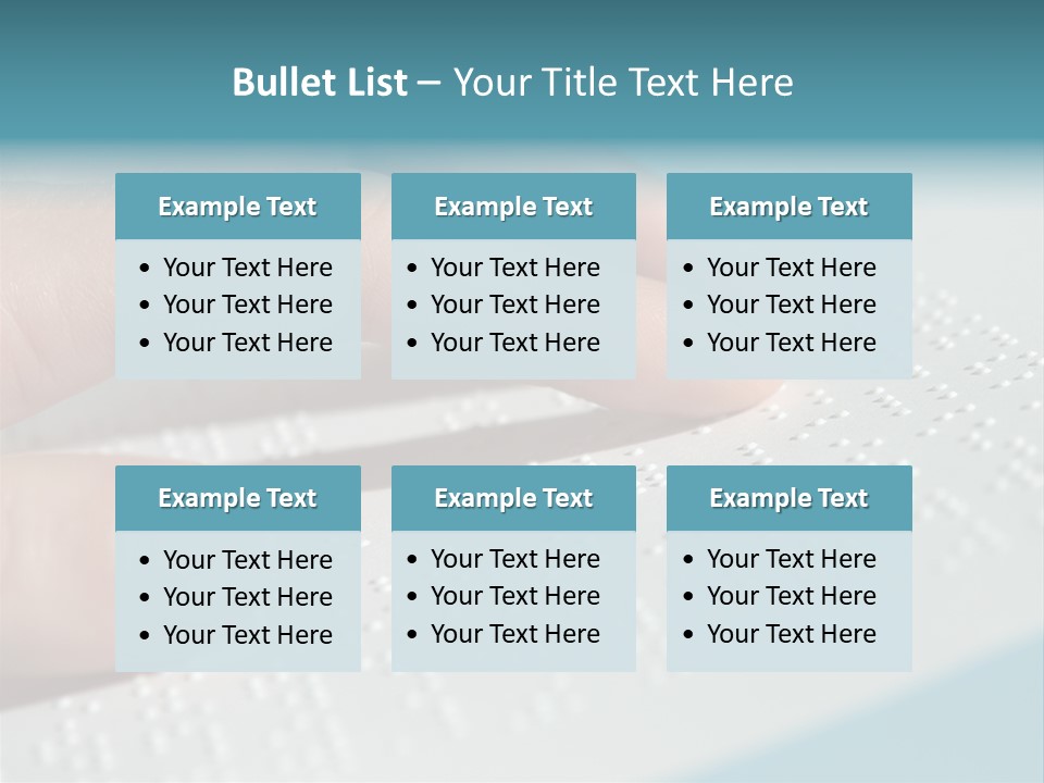Impaired Communicate Visual PowerPoint Template
