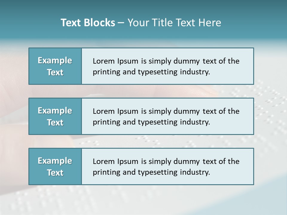 Impaired Communicate Visual PowerPoint Template
