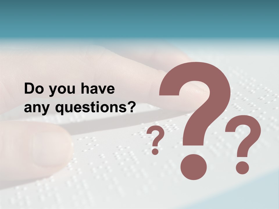 Impaired Communicate Visual PowerPoint Template