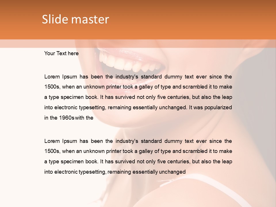 Stomatology Beauty Care PowerPoint Template