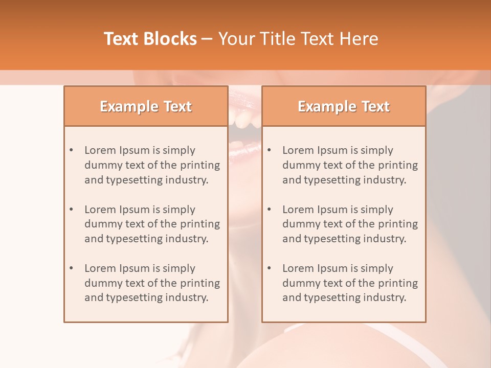 Stomatology Beauty Care PowerPoint Template