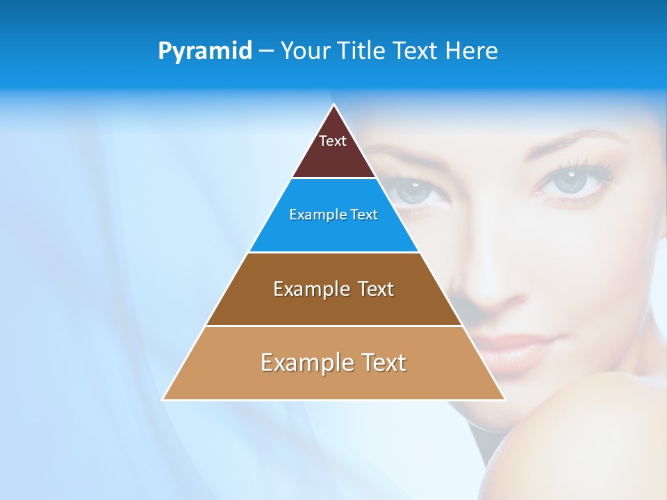 Head Model Skincare PowerPoint Template