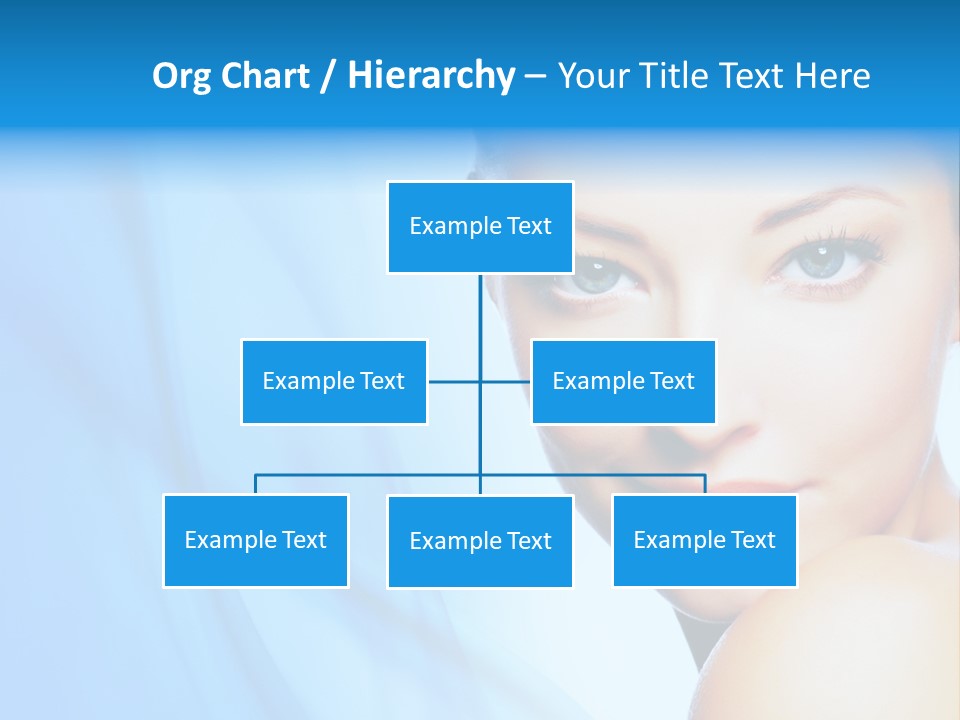 Head Model Skincare PowerPoint Template