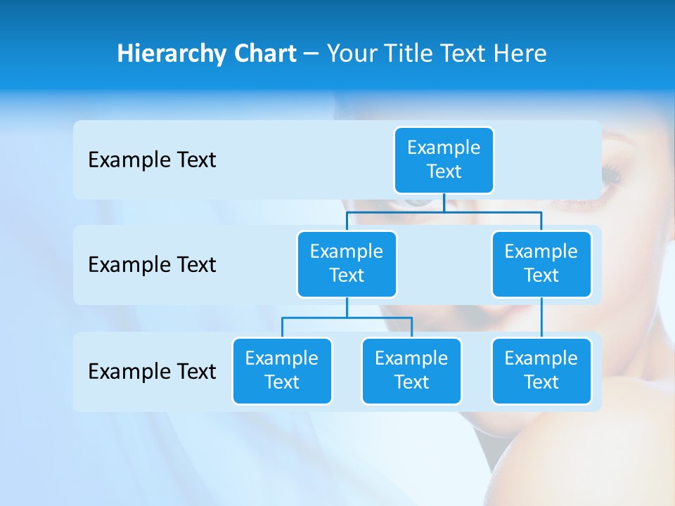 Head Model Skincare PowerPoint Template