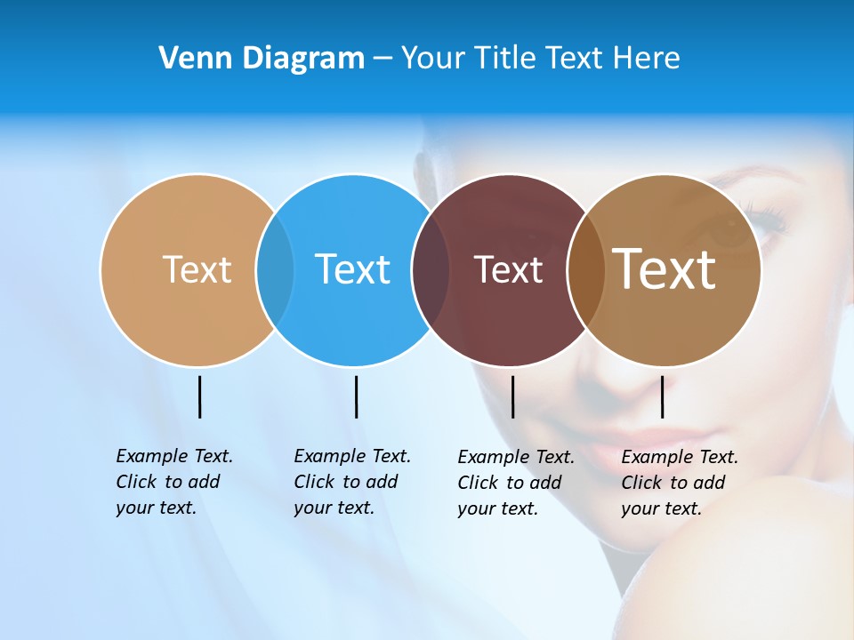 Head Model Skincare PowerPoint Template