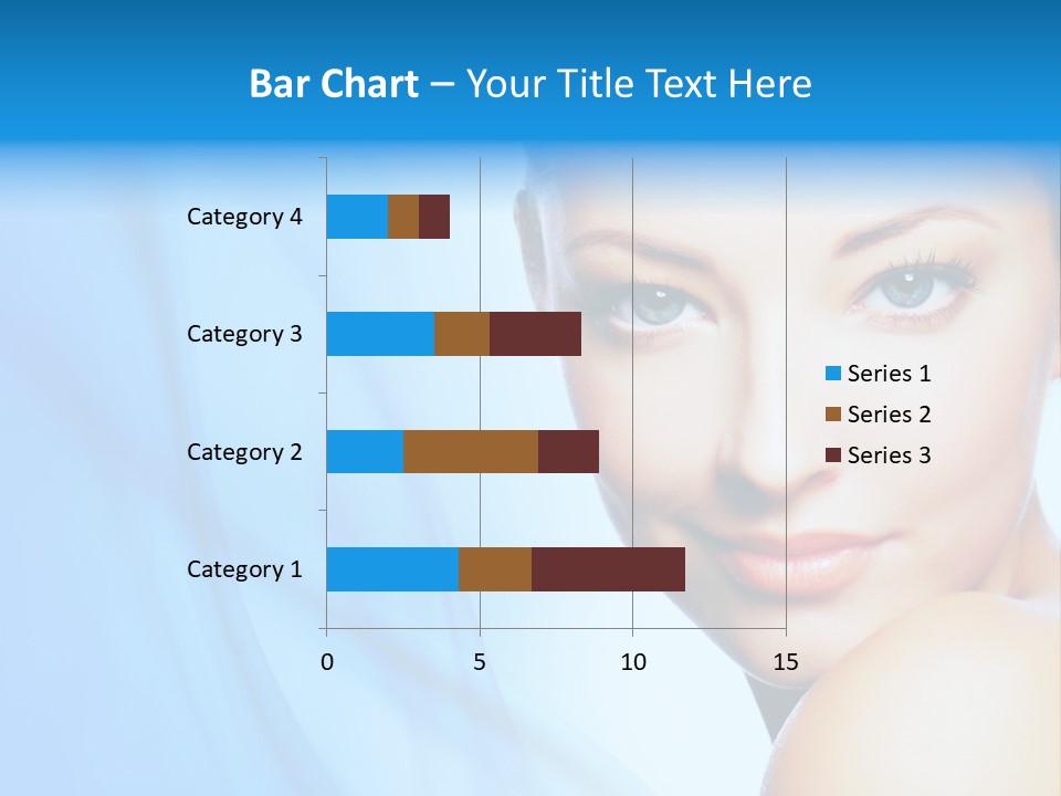 Head Model Skincare PowerPoint Template