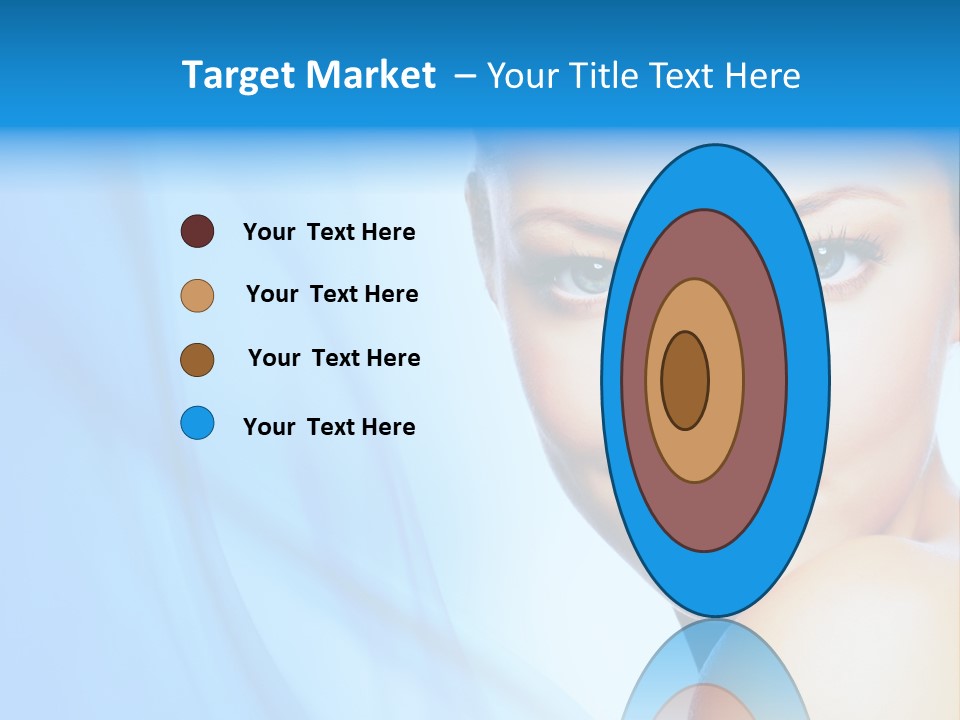 Head Model Skincare PowerPoint Template