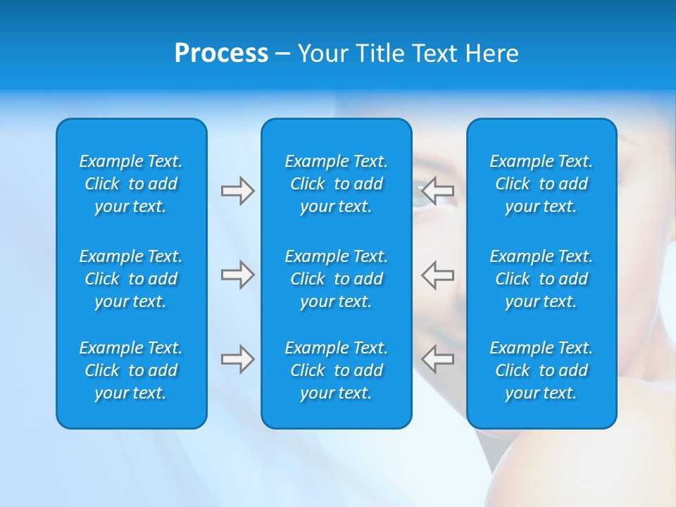Head Model Skincare PowerPoint Template