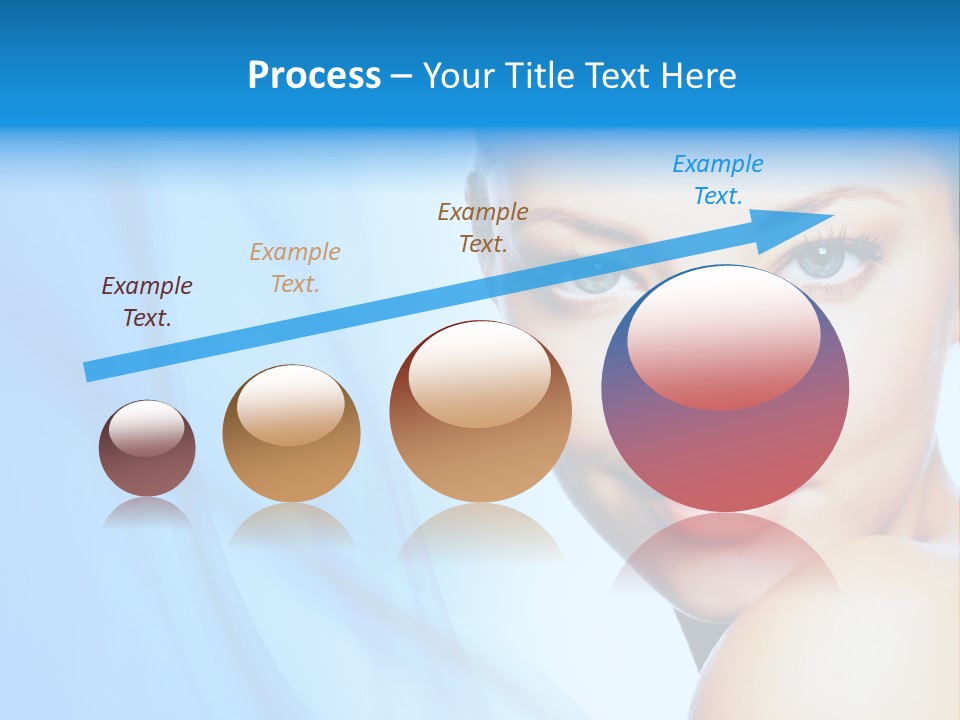 Head Model Skincare PowerPoint Template