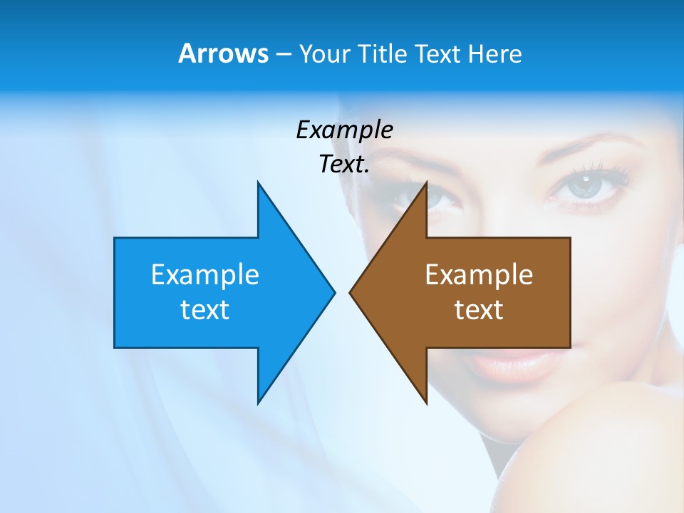 Head Model Skincare PowerPoint Template