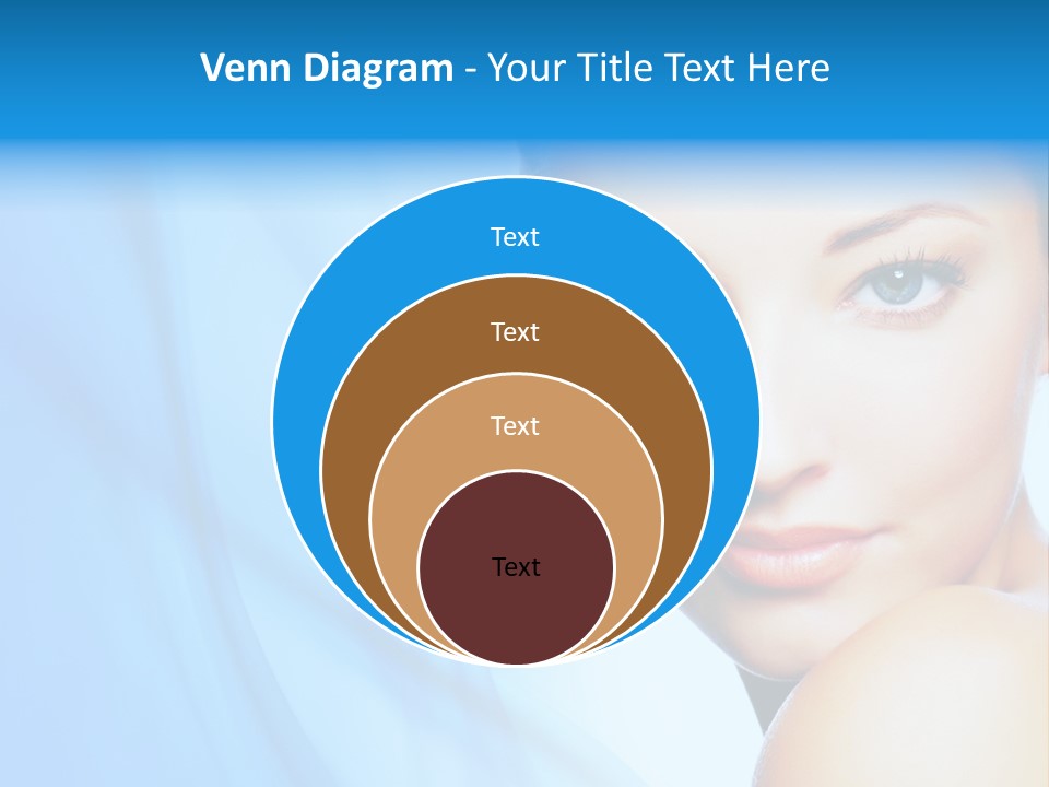 Head Model Skincare PowerPoint Template