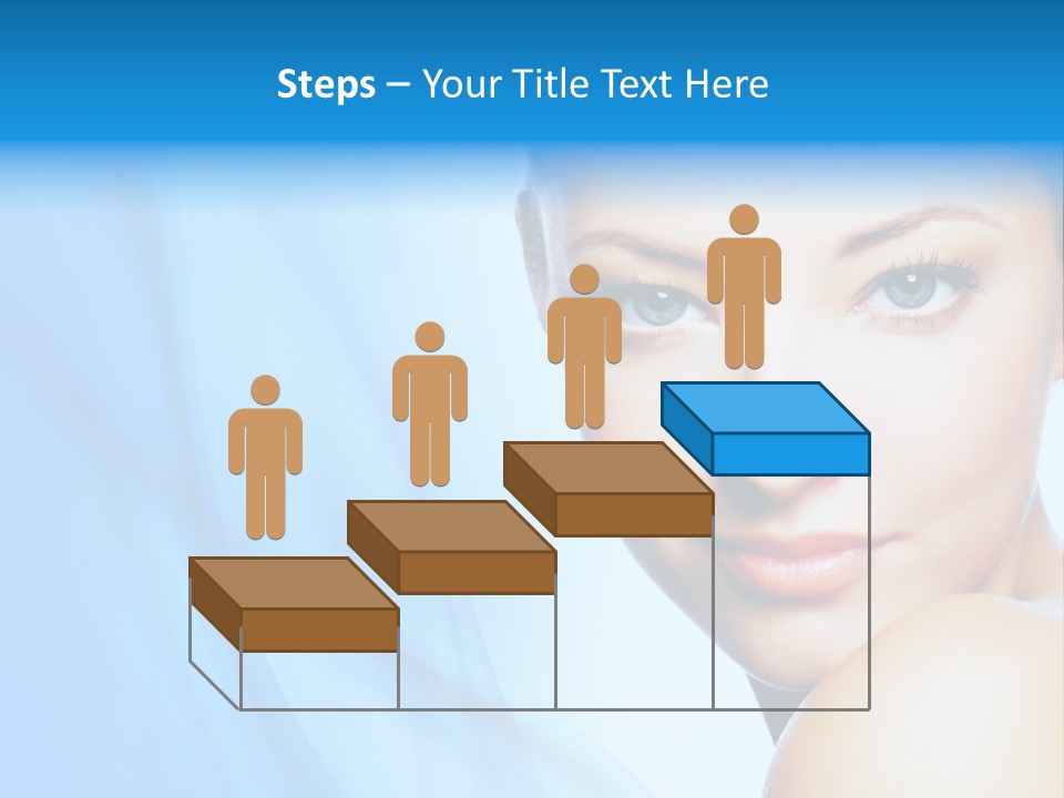 Head Model Skincare PowerPoint Template