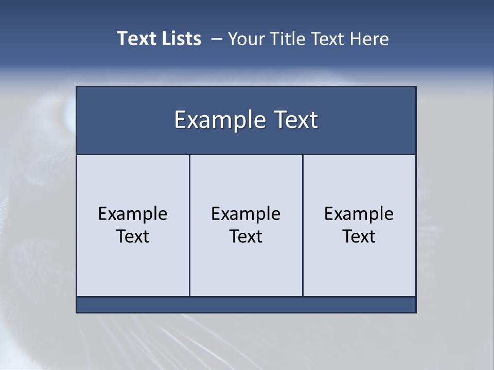 Staring Beautiful Pet PowerPoint Template