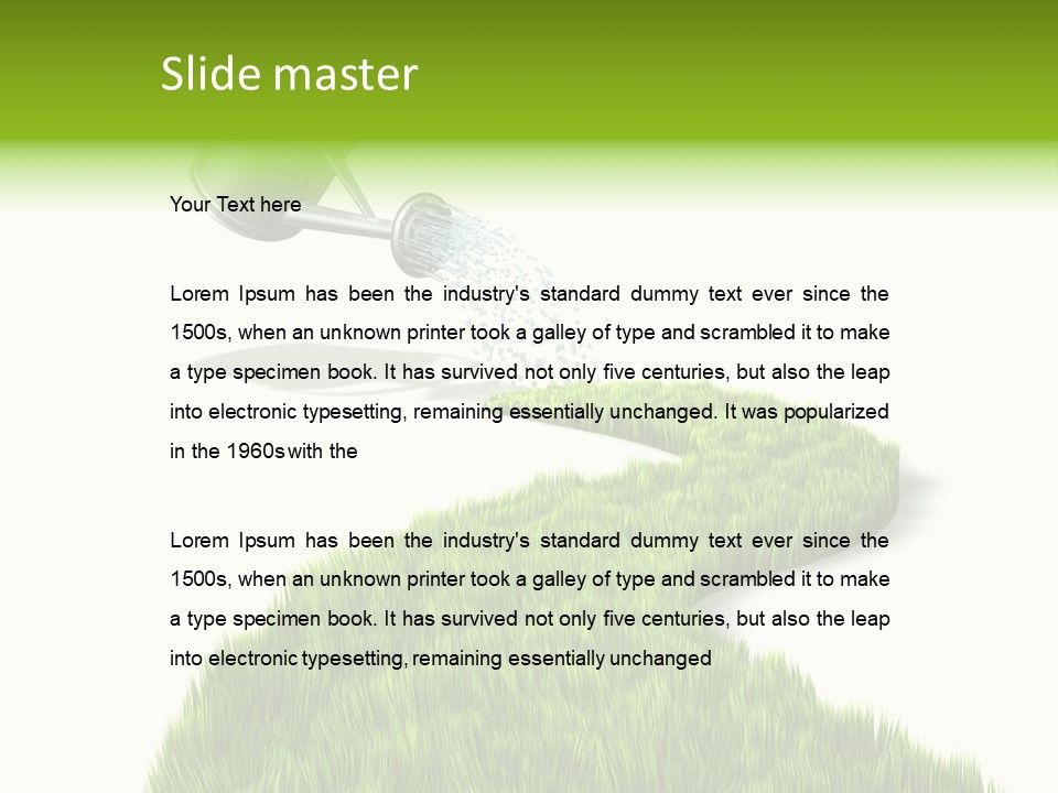 Route Metaphor Cours PowerPoint Template