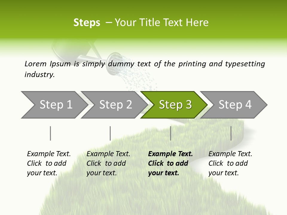 Route Metaphor Cours PowerPoint Template