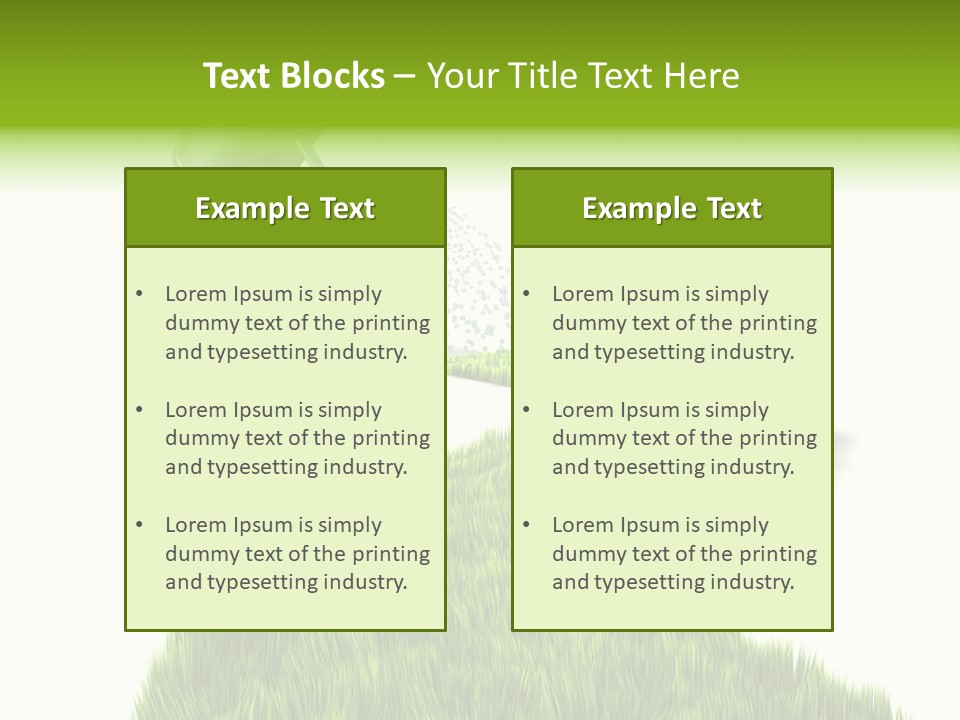 Route Metaphor Cours PowerPoint Template