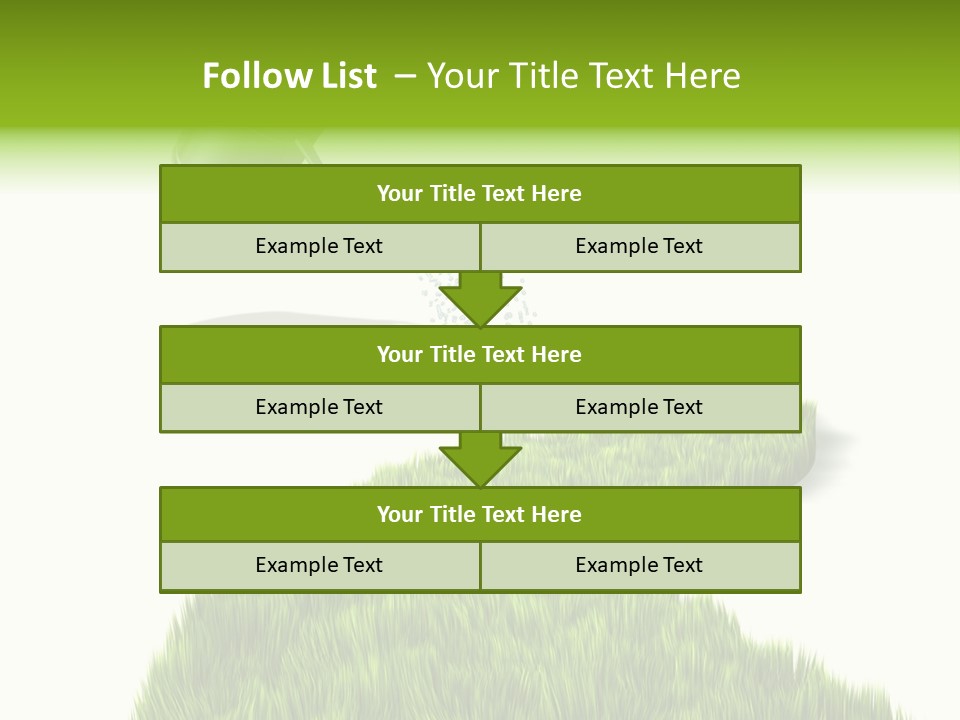 Route Metaphor Cours PowerPoint Template