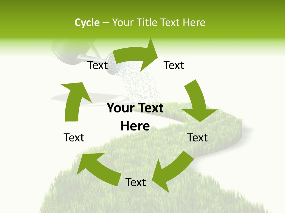 Route Metaphor Cours PowerPoint Template
