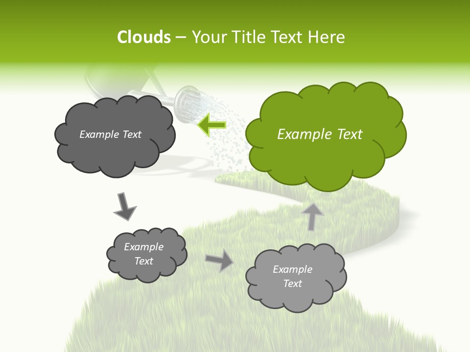 Route Metaphor Cours PowerPoint Template
