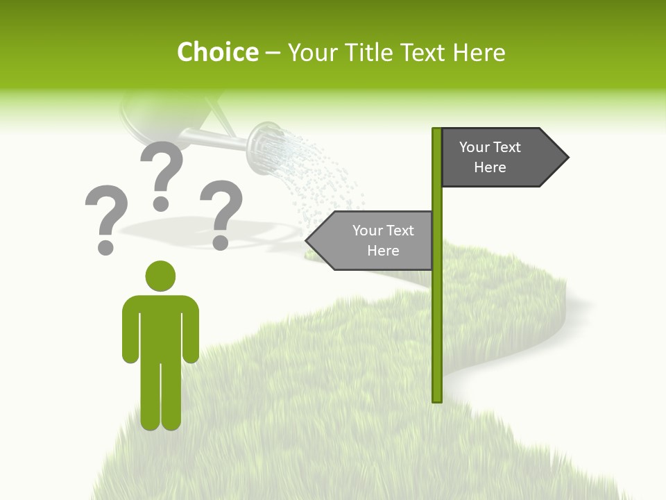 Route Metaphor Cours PowerPoint Template