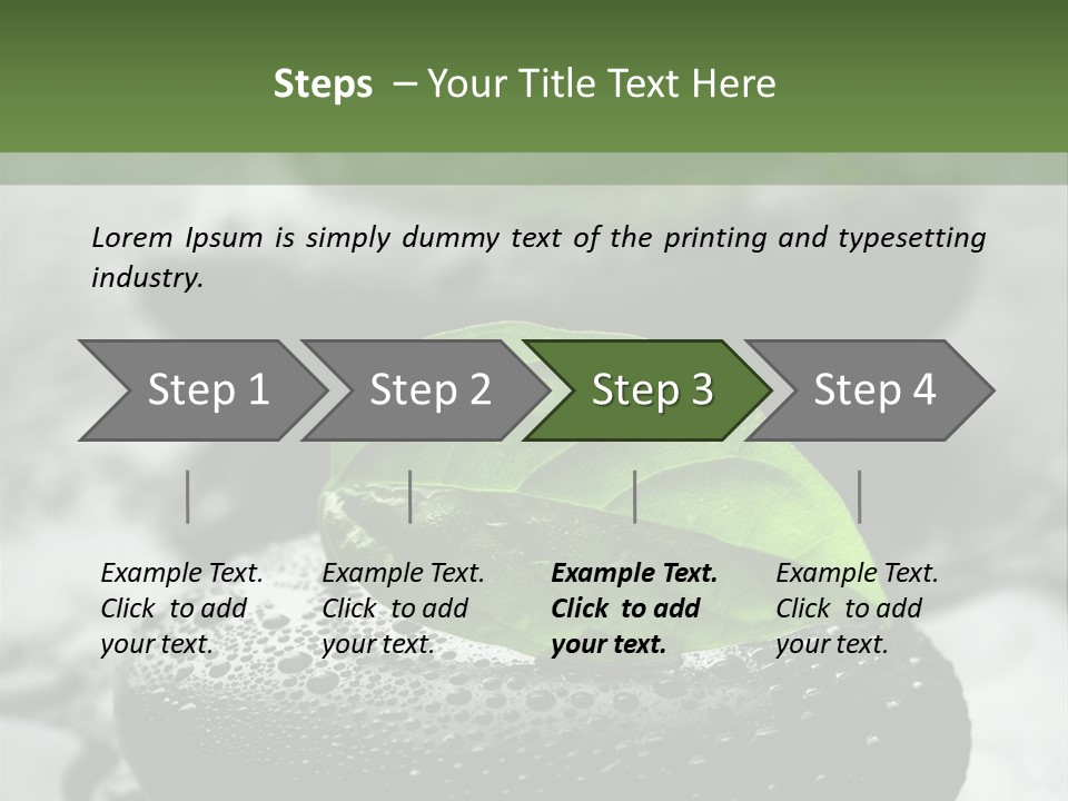 Care Clean Style PowerPoint Template