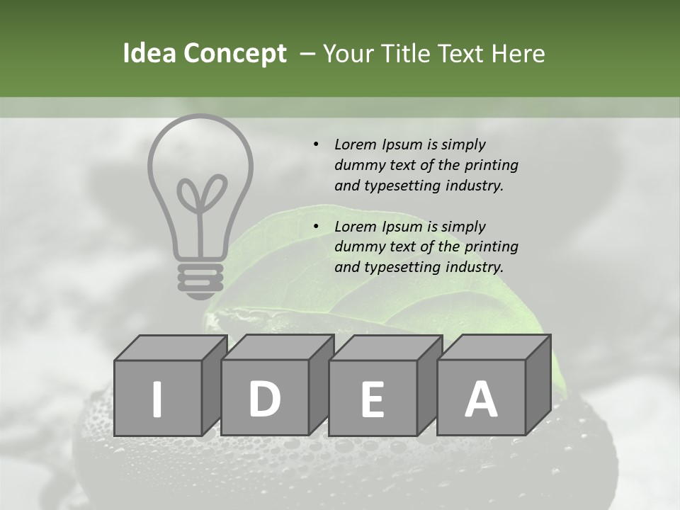 Care Clean Style PowerPoint Template