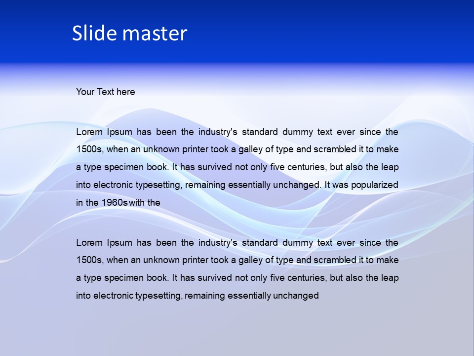 Nice Wallpaper Illustration PowerPoint Template