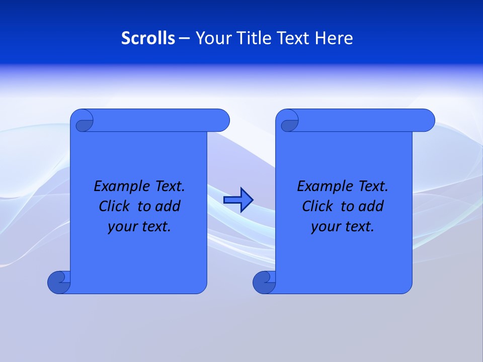 Nice Wallpaper Illustration PowerPoint Template