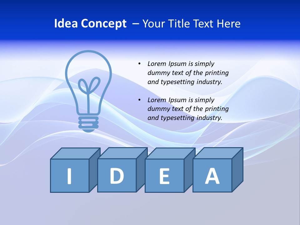 Nice Wallpaper Illustration PowerPoint Template