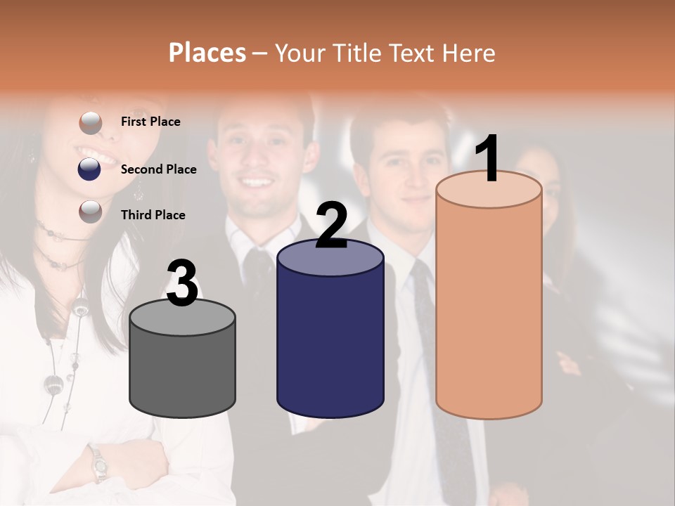Partners Glasses Team PowerPoint Template