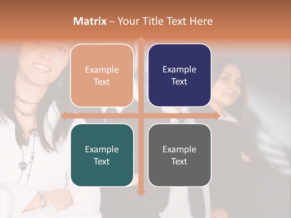 Partners Glasses Team PowerPoint Template