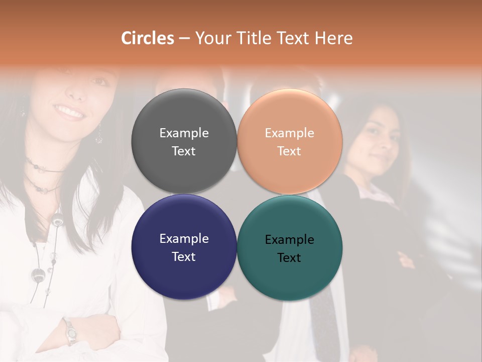 Partners Glasses Team PowerPoint Template