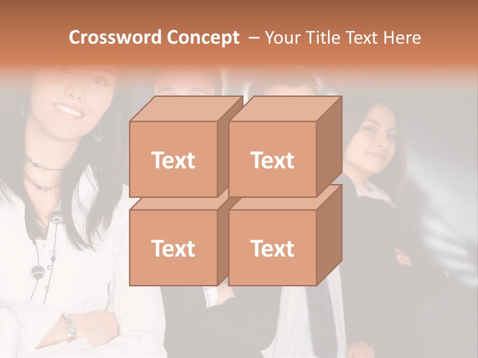 Partners Glasses Team PowerPoint Template