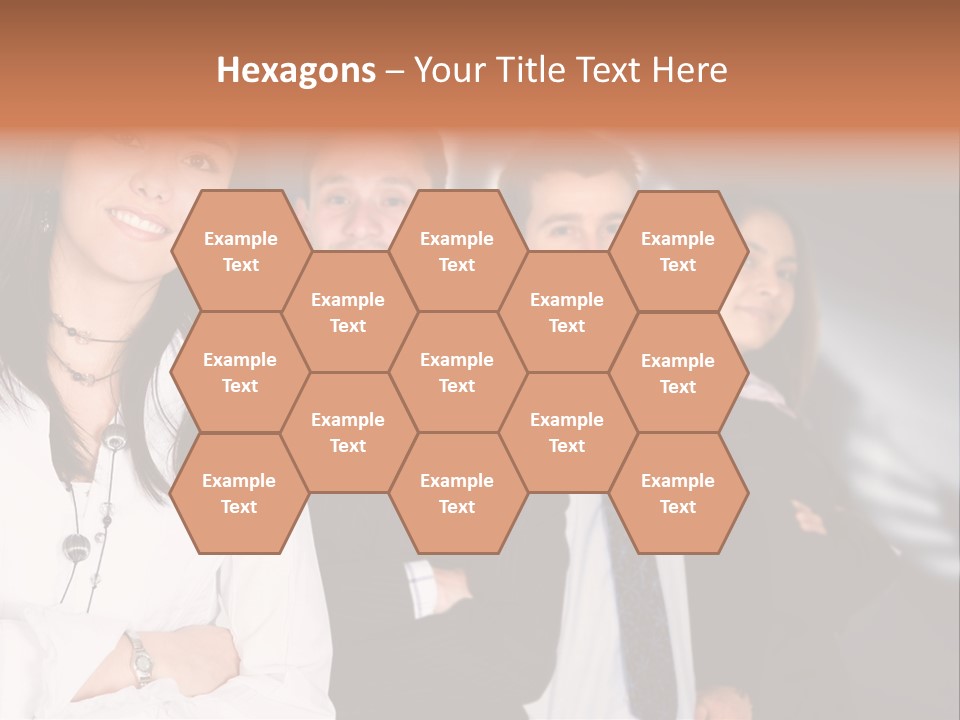 Partners Glasses Team PowerPoint Template