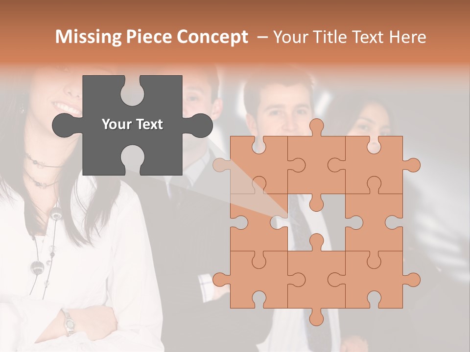 Partners Glasses Team PowerPoint Template