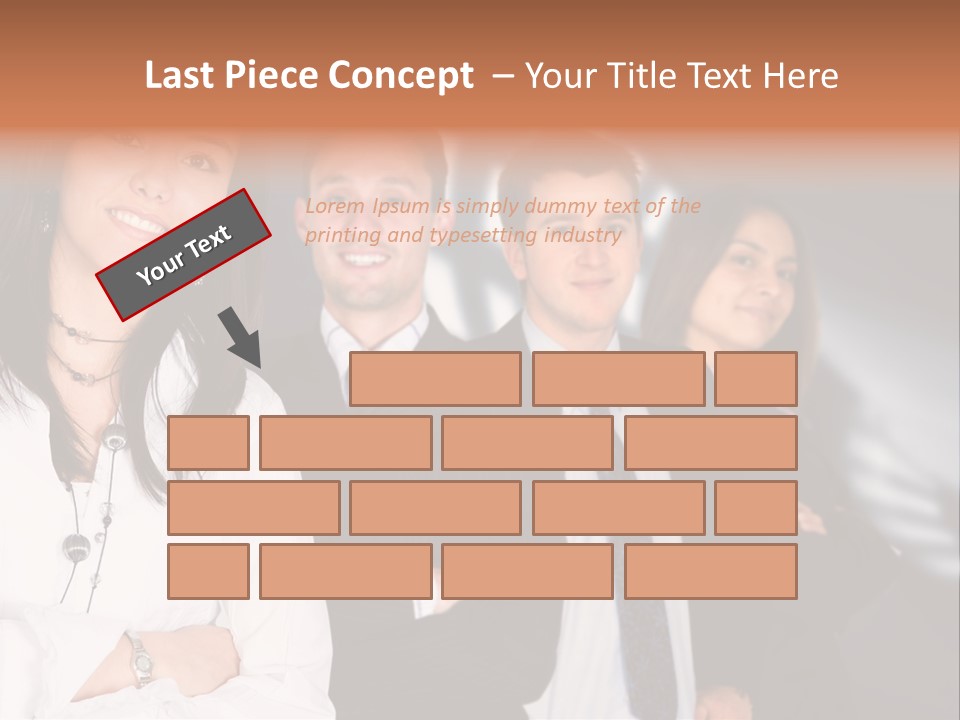 Partners Glasses Team PowerPoint Template