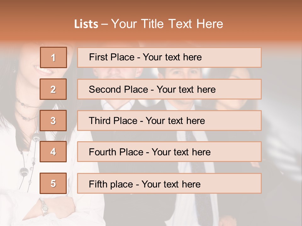 Partners Glasses Team PowerPoint Template